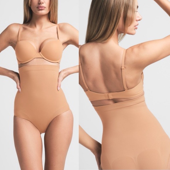 2 Pk Bundle SKIMS Seamless Sculpt High Waisted Brief Women’s Size S/M Ocher Clay - Picture 9 of 12